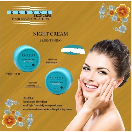 Night Cream Brightening Elbyci