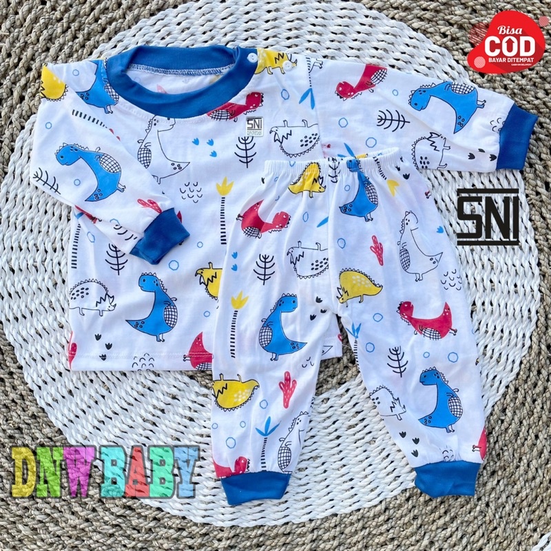 Setelan Piyama Bayi Oblong Bayi Baju Setelan Baju set Bayi Baju Bayi Lucu DNW BABY