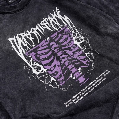 KAOS OVERSIZE DARK MISTAY T-SHIRT