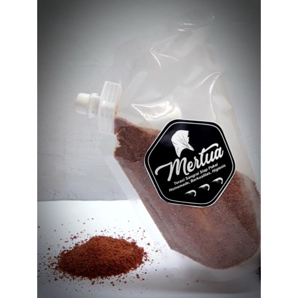 

Terasi Mertua /terasi puger /terasi sangrai siap pakai pouch tutup ulir 100gr