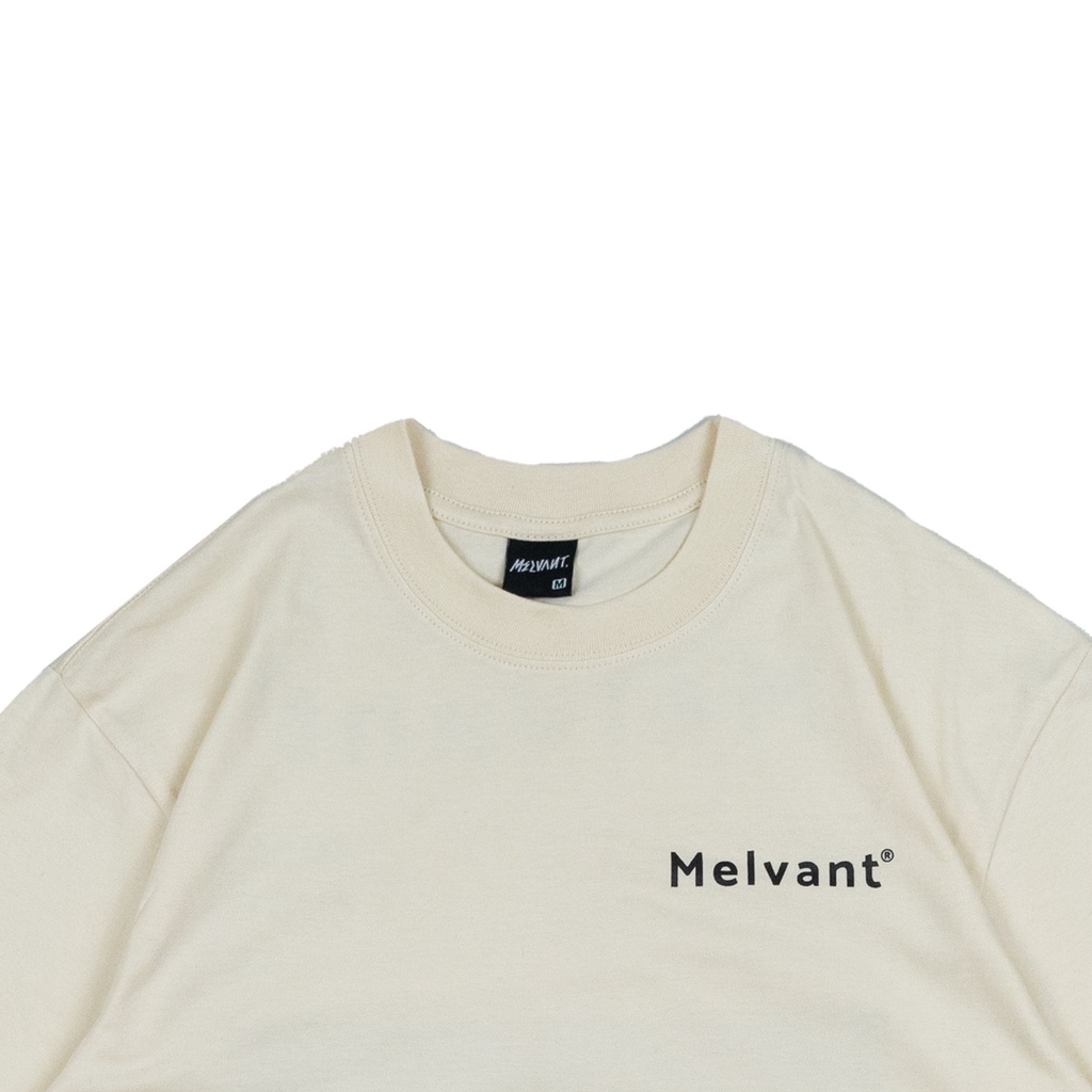 Melvant - MTS Gibs Cream T shirt | Baju Kaos Cream Pria / Tshirt Bahan Cotton
