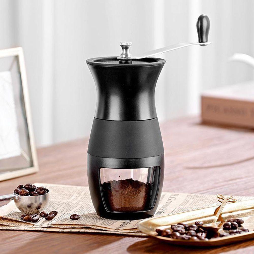 Solighter Penggiling Kopi Manual Alat Dapur Espresso Grinder Burr Grinders Adjustable Knob Setting