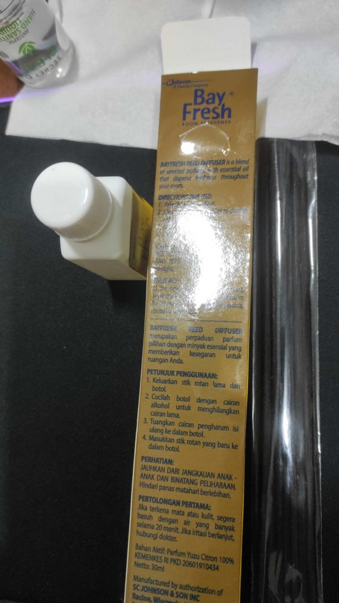 Bayfresh Reed Diffuser Yuzu Citron Refill 30 Ml - Pengharum Ruangan