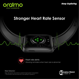 Oraimo Smart Watch Jam Tangan Pintar IPS Full Touch Screen