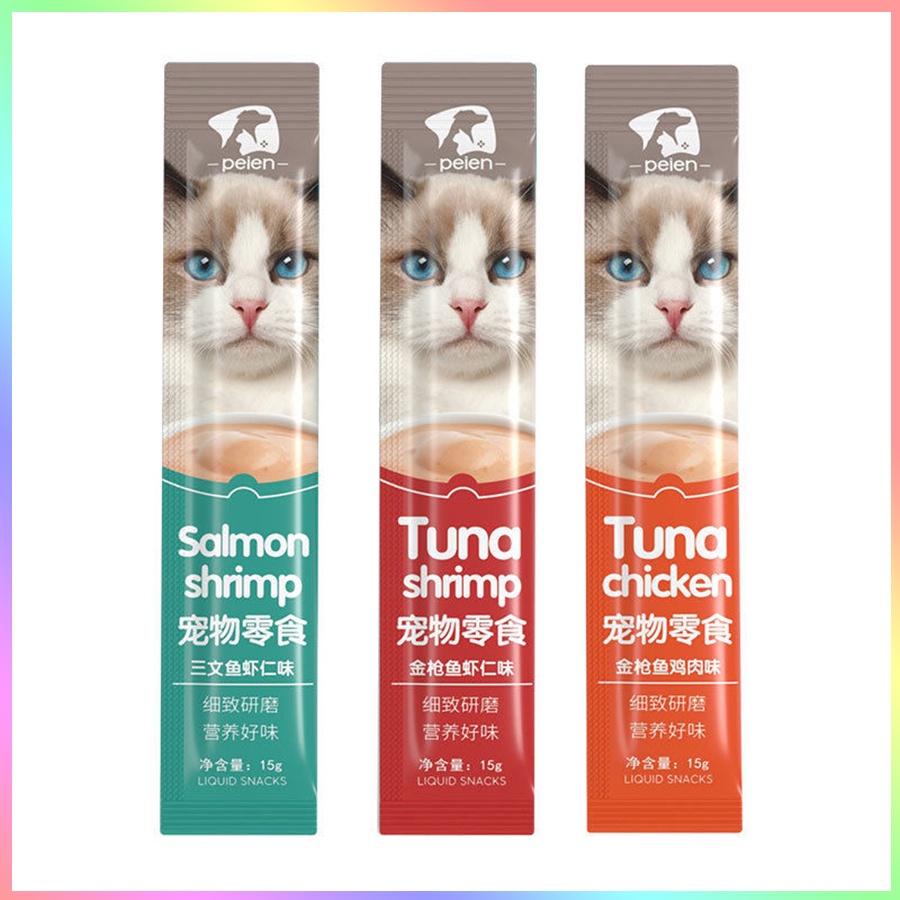 PEIEN STRIP KUCING: Makanan Ringan Kucing, Bar 15g. Cocok untuk Anak Kucing &amp; Kucing Dewasa!