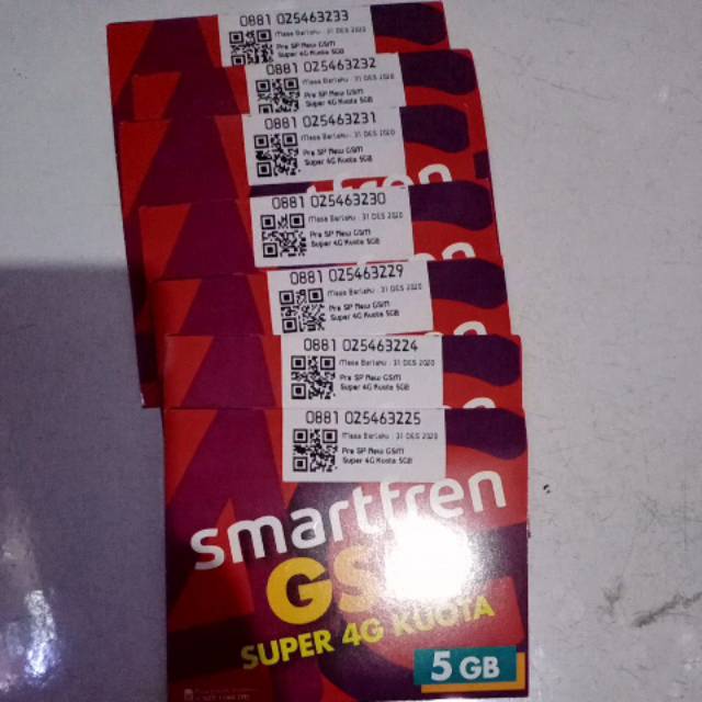 Perdana smartfren 5GB SUPER 4G