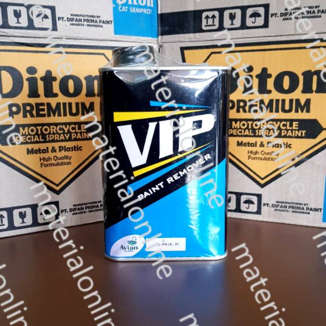 

AVIAN VIP Paint Remover Perontok Cat Penghapus Pengelupas Cat Minyak Tembok 1 Lt 1Lt Bkn Samurai
