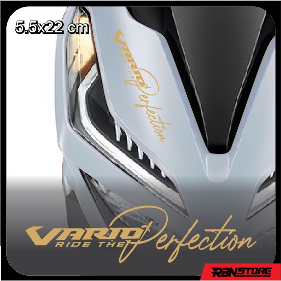 STIKER VARIASI MOTOR HONDA VARIO, PCX, BEAT, ADV CUTTING STICKER SIGNATURE HOLOGRAM DAN WARNA SOLID