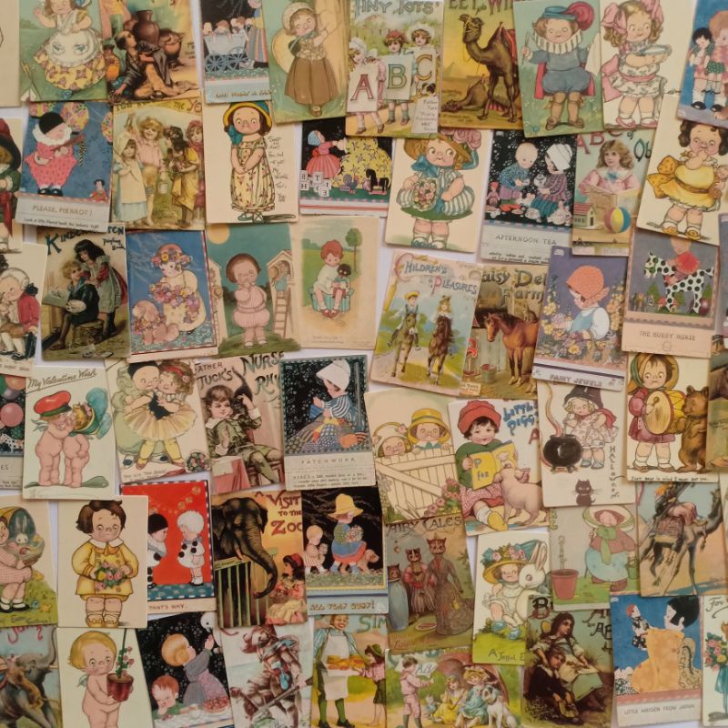 

10 pcs vintage paper (depan belakang)