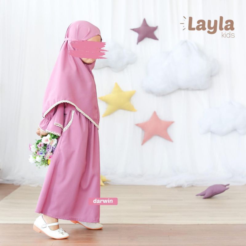 DRESS MUSLIM ANAK 5-6 TAHUN/AYLA KIDS/KIDS FASHION MUSLIM ANAK PEREMPUAN/GAMIS ANAK TERBARU/LAYLA KIDS/FAR MOSLEMSTORE