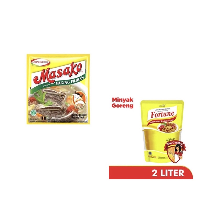 

Fortune 2000 ml dan Masako Daging Sapi