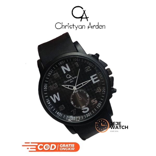 Jam Tangan Cowok Karet Cristyan Arden CA2609