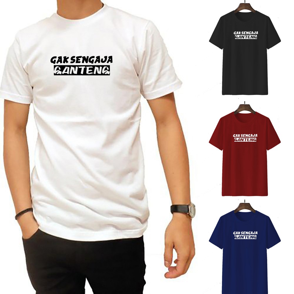 Kaos Distro Pria Cotton Combed 30s / Kaos Pria Lengan Pendek Cotton Combed 30s Bee27