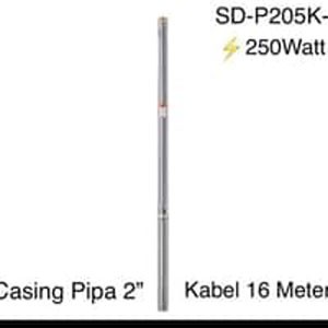 Mesin Pompa Celup Sumur Dalam WASSER SD-P205K-1 termasuk kabel 16 meter