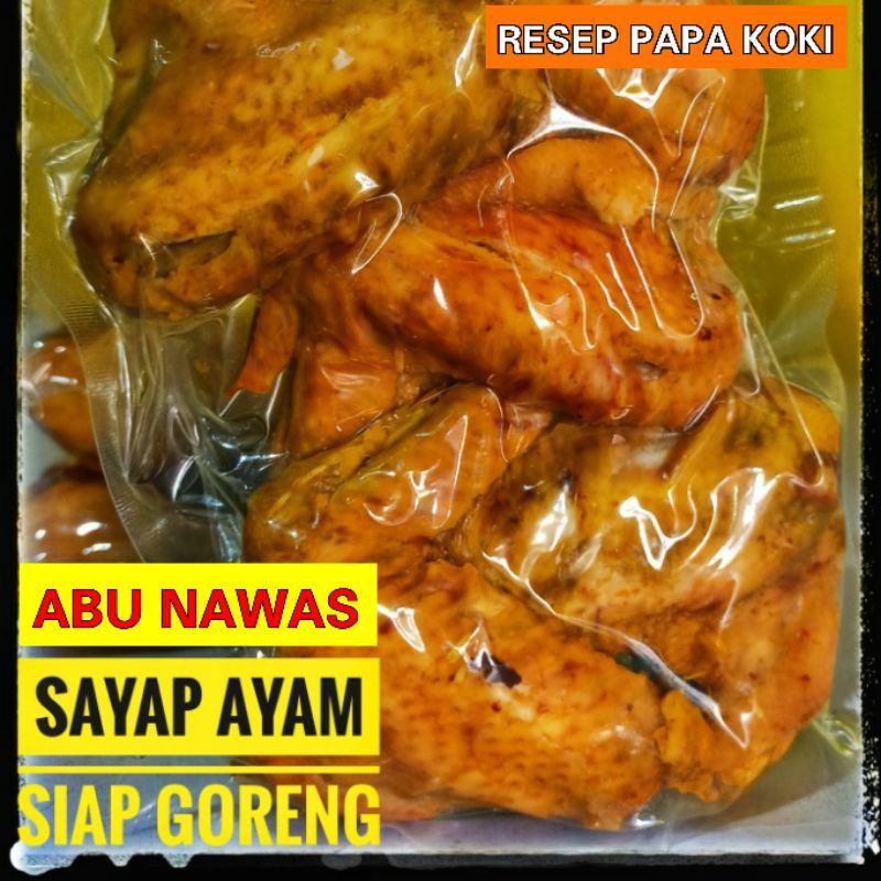 

[Terlaris]Sayap ayam SIAP GORENG bumbu ungkep 500g tanpa pengawet