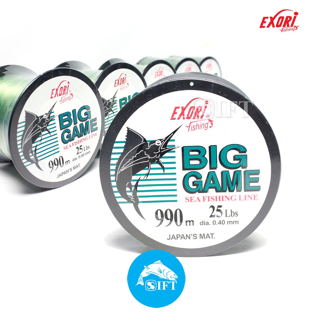 Senar EXORI BIG GAME Japan Materil Benang Pancing Nilon Laut IFT STORE