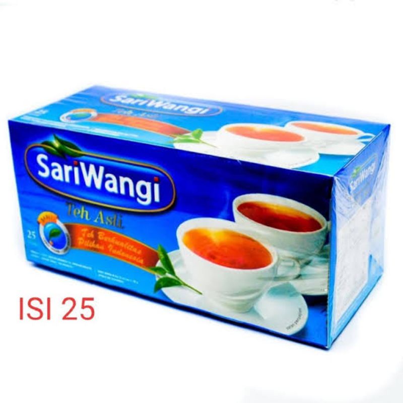 

Teh celup SARIWANGI 25 PCS