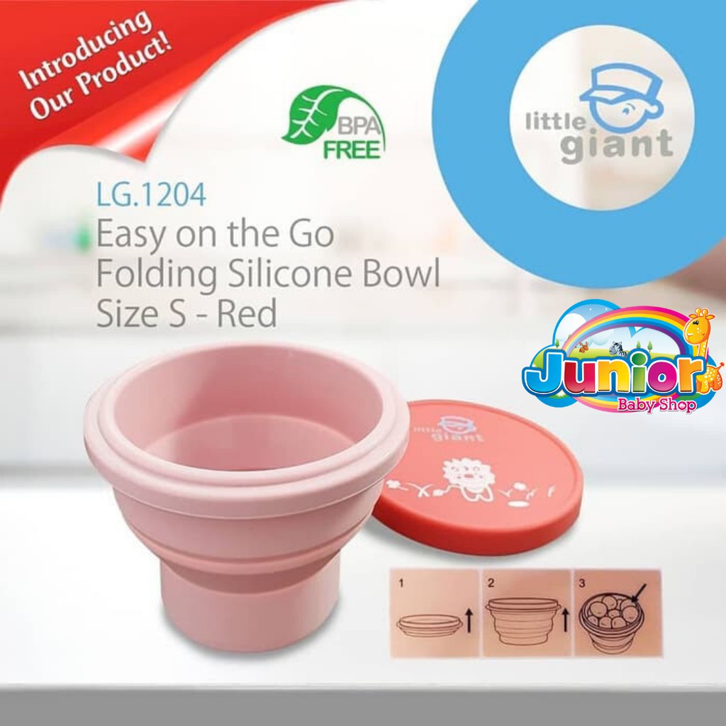 Little Giant Easy On The Go Folding Bowl S 1204 - Silicone Bowl Size S