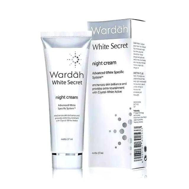Wardah white secret night cream