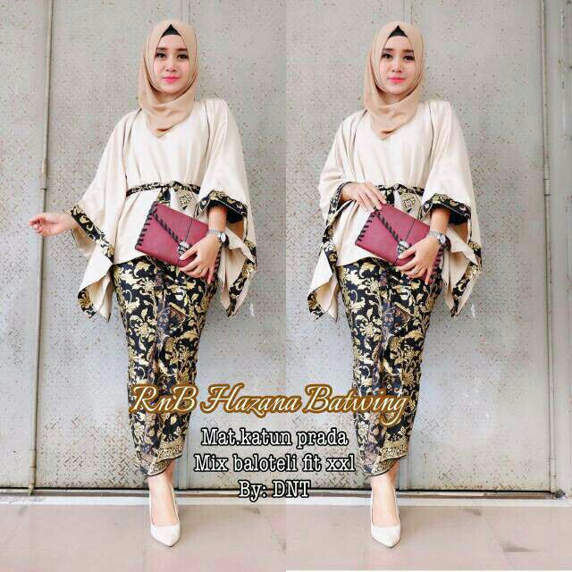 Hot Promo! Kebaya Batik Modern RnB Rok Lilit Baju Kondangan Seragam Batik Kebaya Murah