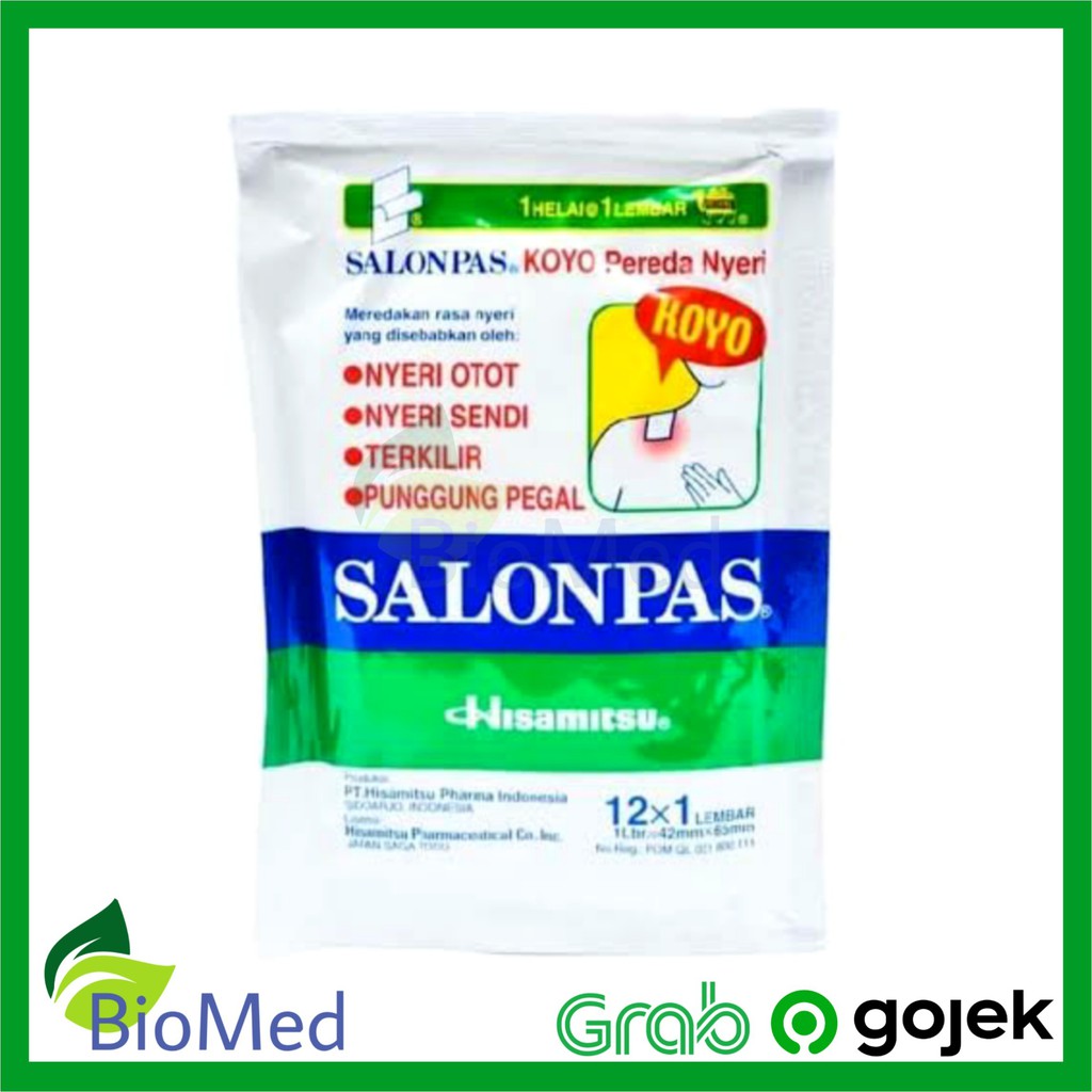 KOYO SALONPAS BIRU - untuk Keseleo Nyeri Otot Pegal Encok Pinggang