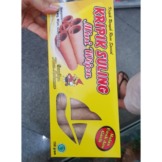 

Kripik Suling mini wijen khas makassar 150 gr