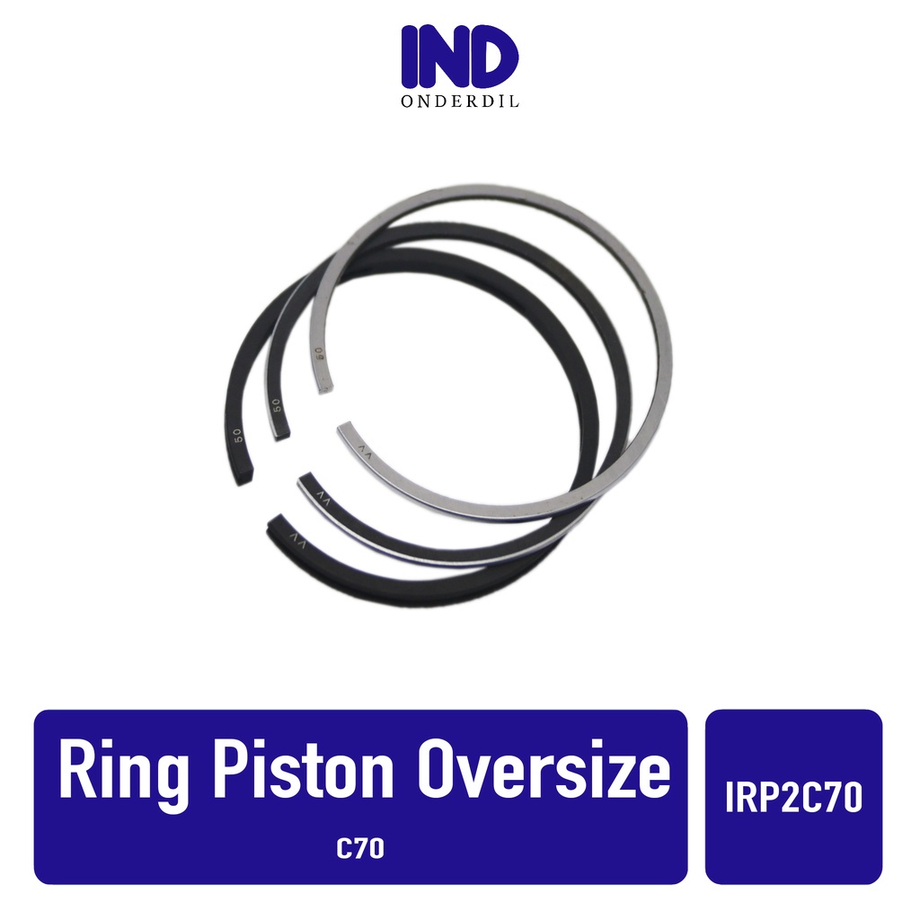 Ring Piston-Seher Oversize-Over Size 0.50-C70-Set 3 Pcs