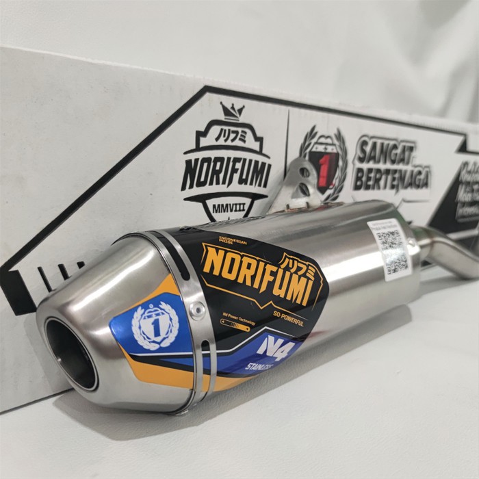 Knalpot Norifumi N4 Honda CRF 150 L Stainless