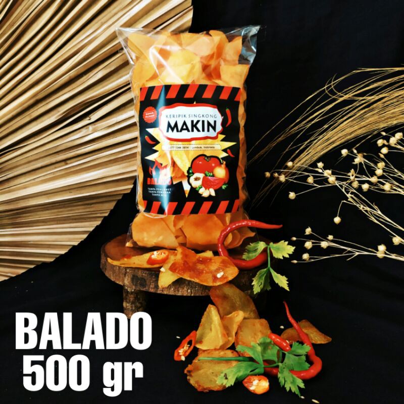

KERIPIK SINGKONG (500gr) CEMILAN OLEH-OLEH SNACK PEDAS KUDAPAN CAMILAN MAKANAN ENAK