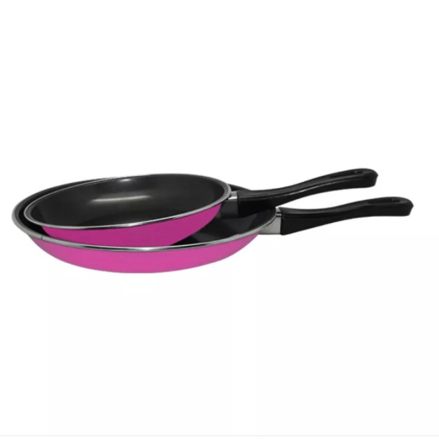 Frypan Masipion Fancy 2pcs 18 &amp; 23cm Teflon Fancy Maspion Isi 2 Teflon Warna Maspion Penggorengan