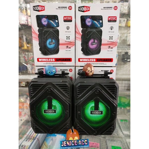 SPEAKER AKTIF BLUETOOTH SOONBOX S9 SPEAKER AKTIF BLUETOOTH MANTAP