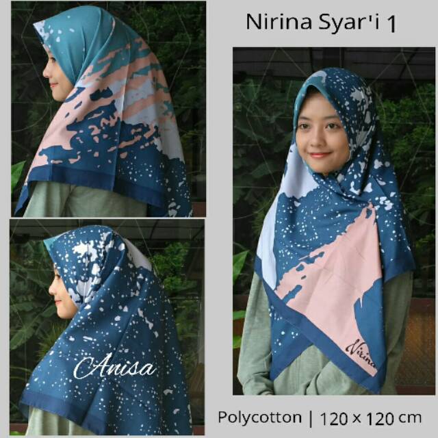 Jilbab hijab segi empat Nikita syar'i by signarica