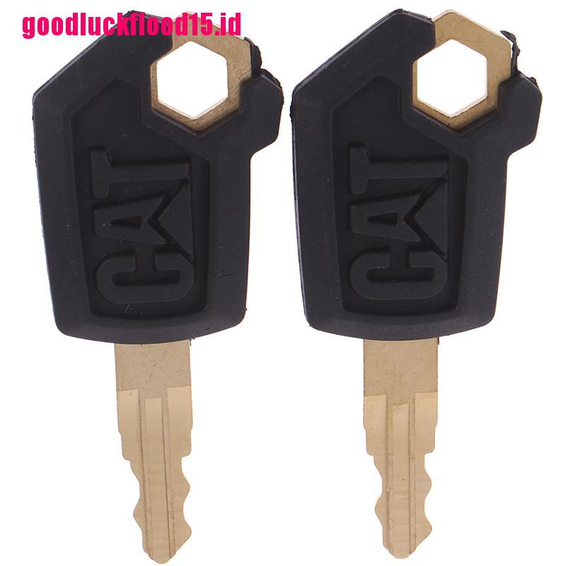 {LUCKID}2pcs 5P8500 Heavy Equipment Ignition Loader Dozer Key For Caterpillar