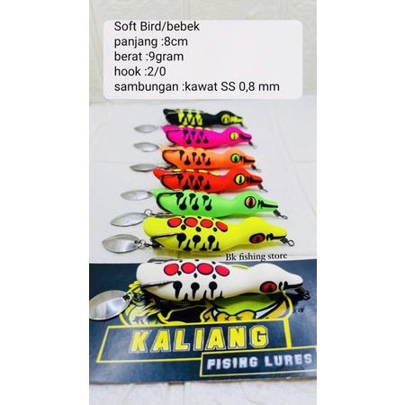 SOFT FROG BEBEK KALIANG LURE || SOFT FROG ACTION WTD || SOFT FROG TOP WATER UMPAN KARET UMPAN CASTIN