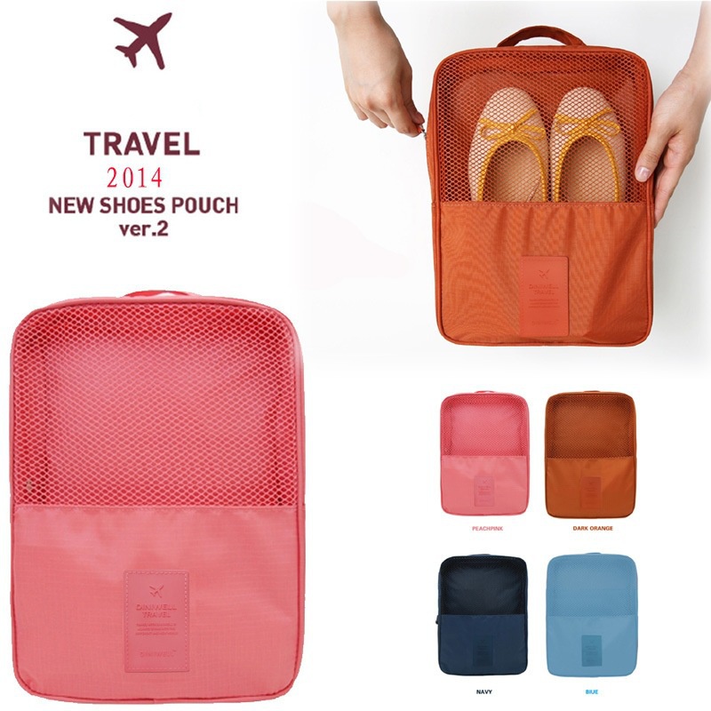 Shoes TAS SEPATU KECIL Pouch Travel / Tas Sendal Sepatu Lipat / Shoes Bag Organizer /Tempat Sepatu Sandal