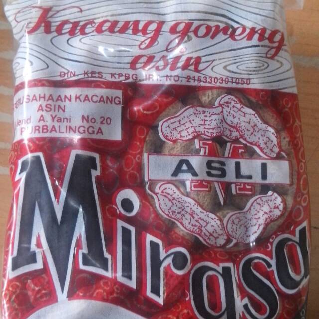 

Kacang asin asli mirasa