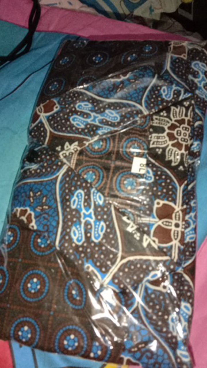 Baju Batik Pria Jumbo Big Size Kemeja Batik Lengan Pendek Sampai 10xl Katun Halus Motif Keramik