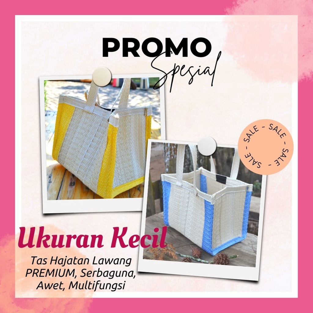 PROMO MURAH, Tas Souvenir, Tas Belanja Anyam, Tas Tahlil, Tas Hajatan Lawang Size Kecil