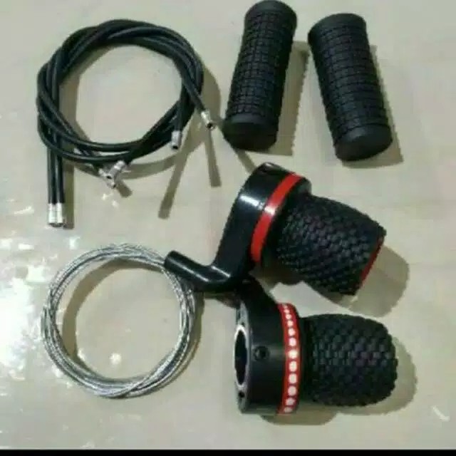 Shifter Revoshift Operan Gigi Sepeda Mtb Federal 6 7 Speed Model Putar Shopee Indonesia