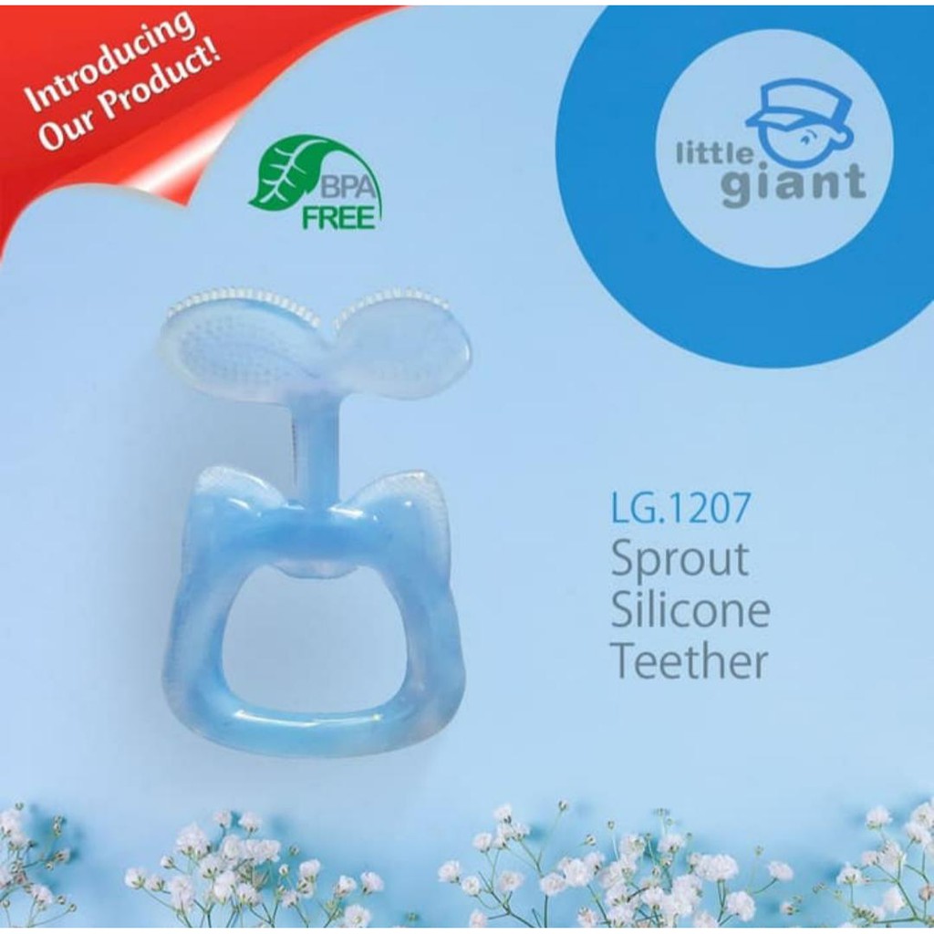 Little Giant LG1207 Sprout Silicone Teether / Gigitan Bayi