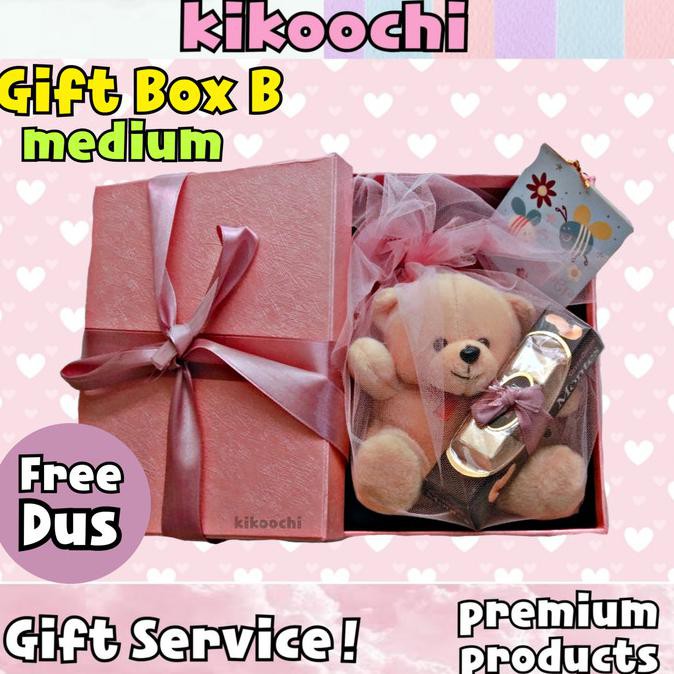 

Gift Box Hadiah Ulang Tahun Wisuda Kado Pacar Wanita Perempuan Boneka