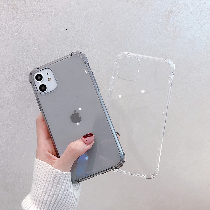 Case Kristal Bening Ultra Slim Tahan Banting Untuk Iphone 12promax 12 12pro X Xs Max Xr 6 6s 7 8 Plus Se 2020 12 Mini