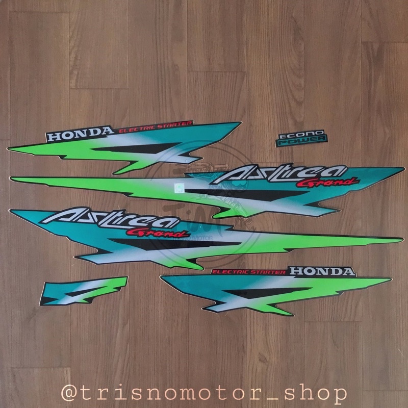 striping body motor honda astrea grand sabit 95 sticker grand sabit 1995 list lis les astrea grand s