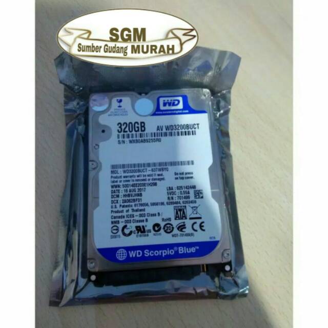 HARDISK INTERNAL WD 320GB