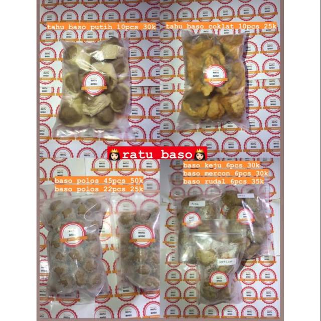 

Tahu bakso & bakso homemade