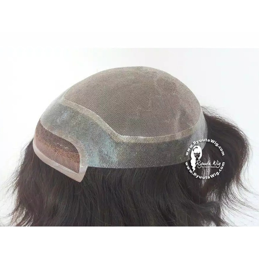 Toupee HUMAN HAIR RAMBUT ASLI WIG penutup tutup botak pria Toupee HUMAN HAIR RAMBUT ASLI WIG penutup tutup botak pria