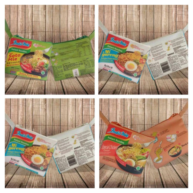 

Souvernir pouch tempat pensil dompet karakter bungkus Indomie