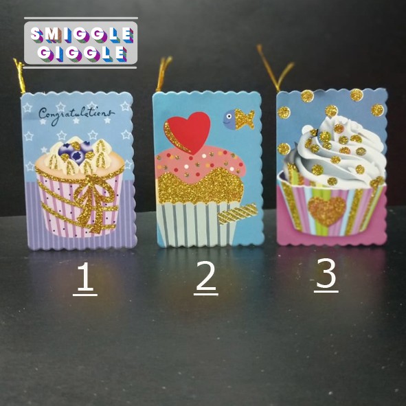 Kartu Ucapan Glitter / Greeting Card / Birthday Card 12nd part