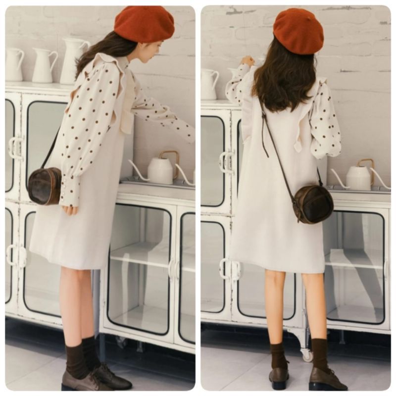 MDLV ~ 0478 PEVITA KNIT DRESS KOREA STYLE DRESS RAJUT CANTIK DRESS RAJUT PREMIUM FASHION IMPORT