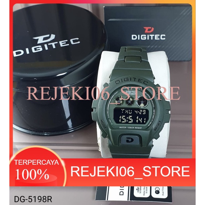 Jual Jam Tangan Digitec Pria Rubber DG5198R DG-5198R GR-4B